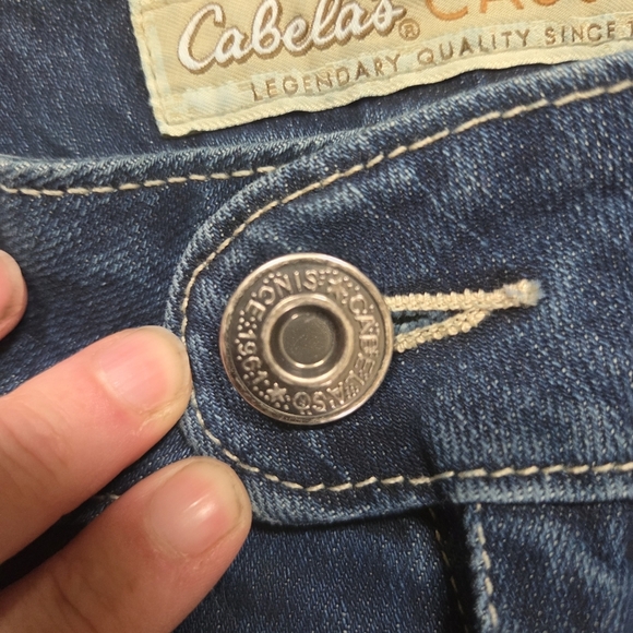 Cabela's Casuals Dark Blue Flare Women's Jeans Size 6 - Picture 6 of 12